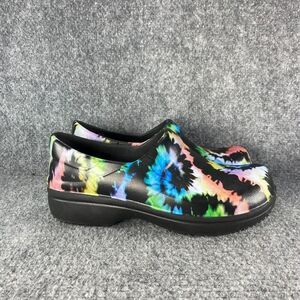 Crocs Clogs Shoes Womens 8 Tie Dye Neria Pro Work Slip Resistant Career Comfort